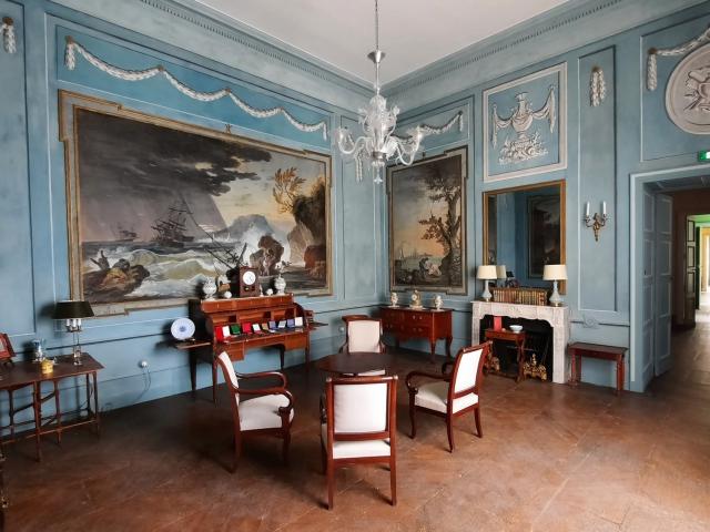 Château De Castries Salon Bleu