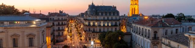 Lever De Soleil Rue Foch Montpellier Depuis Arc De Triomphe Chruiz 3m