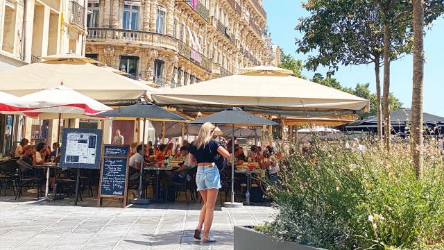 Place Comedie Ete Montpellier