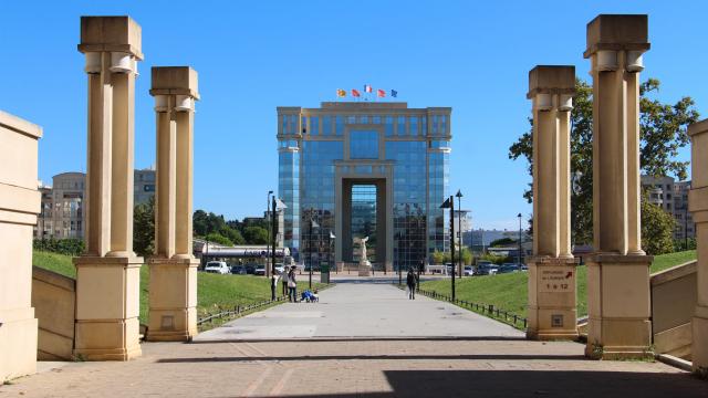 Antigone Montpellier Automne esplanade Europe