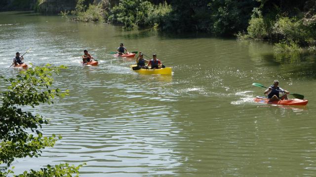 Canoe kayak sur le Lez