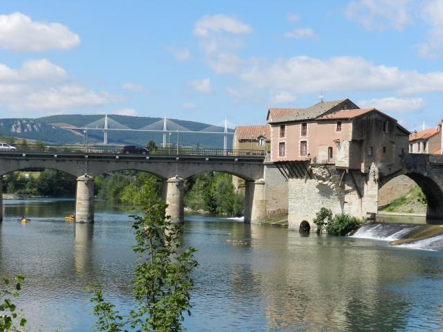 Millau Pont Lerouge Vieux Moulin Viaduc